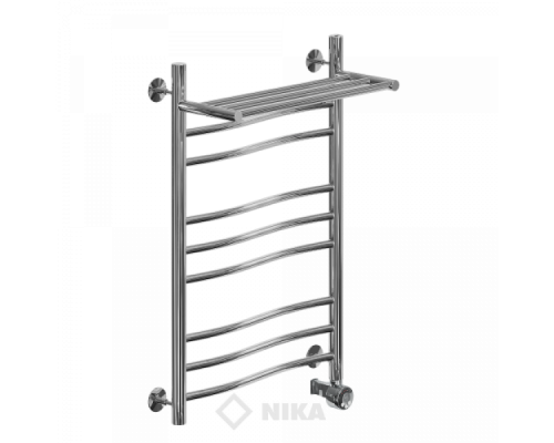 Полотенцесушитель Ника ЛВ (г2) ВП-80x40x47 с полочкой электрический
