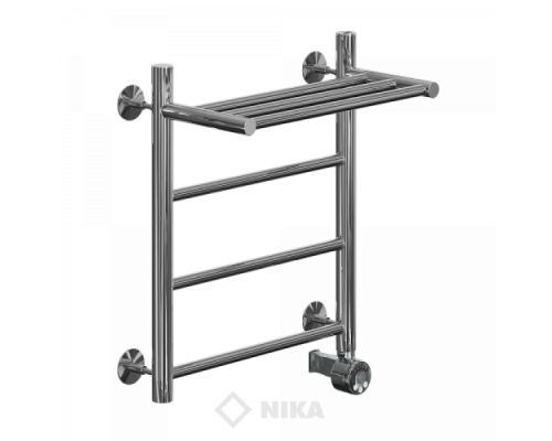 Полотенцесушитель Ника ЛП ВП-50x60x67 с полочкой электрический