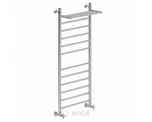 Полотенцесушитель Ника ЛП (г) ВП-120x50x56 с полочкой водяной