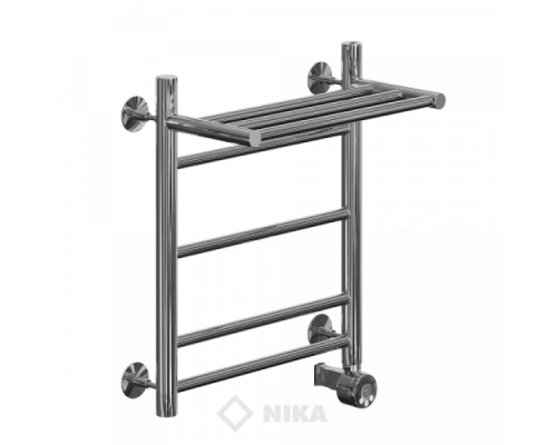 Полотенцесушитель Ника ЛП (г) ВП-50x60x67 с полочкой электрический