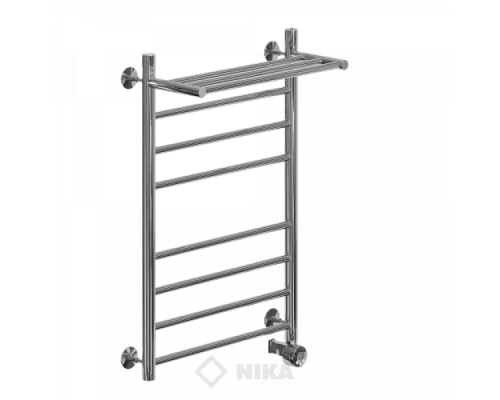 Полотенцесушитель Ника ЛП (г) ВП-80x50x57 с полочкой электрический