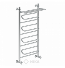 Полотенцесушитель Ника ЛZ ВП 100x40x46 с полочкой водяной