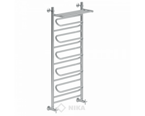 Полотенцесушитель Ника ЛZ ВП 120x50x56 с полочкой водяной