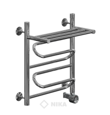 Полотенцесушитель Ника ЛZ ВП 50x60x67 с полочкой электрический