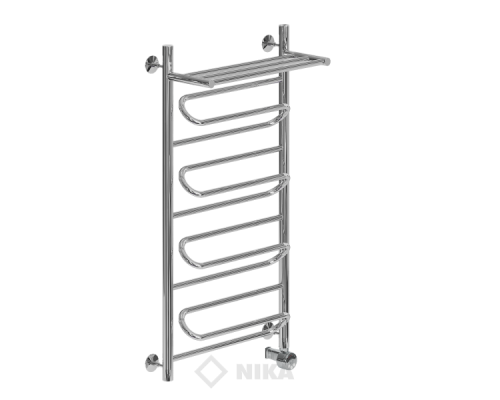Полотенцесушитель Ника ЛZ ВП 100x40x47 с полочкой электрический