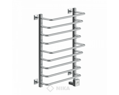 Полотенцесушитель Ника ЛМ 1-80x50x57 без полочки электрический