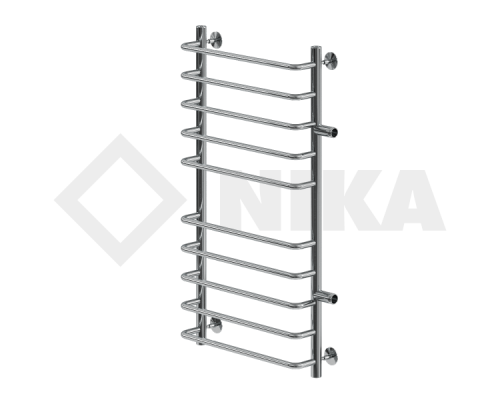 Полотенцесушитель Ника Л90 (г)-100x50x56 водяной с боковым подключенем