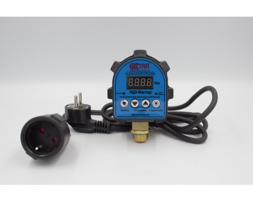 Акваконтроль РДЭ-Мастер-10-2,2 Реле давления воды электронное для насоса (точность 5 %) - 2,2 кВт