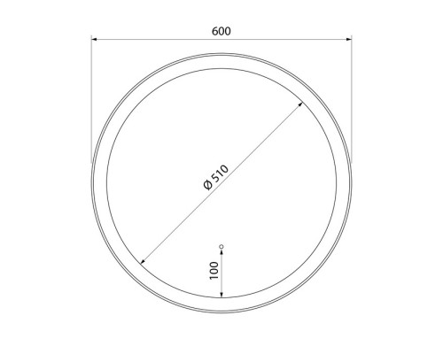 Зеркало IDDIS с подсветкой EsperE 60 см (SP600Ri98)