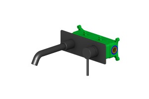 Смеситель для раковины встроенный Timo Saona (2371/03SM) черный