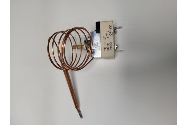 Caem Термостат капиллярный TU-V 30-65C SP.ST COPPER CAP 900