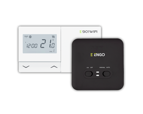 ENGO E901RF Wi-Fi программируемый беспроводной терморегулятор, белый