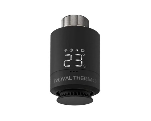 Термостат радиаторный электронный Royal Thermo Smart Heat, черный