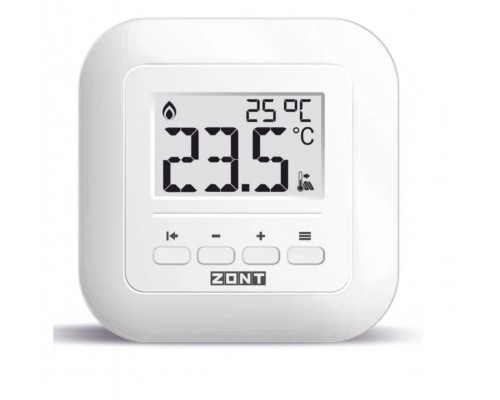 ZONT МЛ-232 (RS-485) Белый Комнатный термостат для ручного управления температурой контура