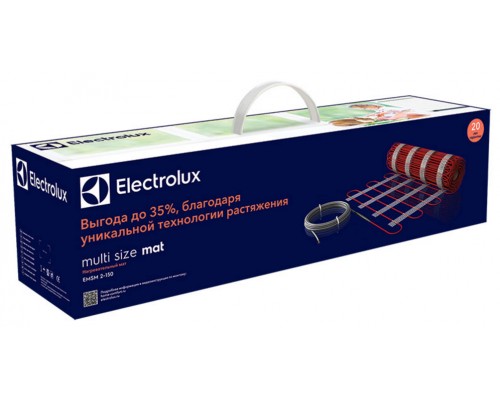 Теплый пол Electrolux Multi Size Mat 150 вт, 1 кв.м., растягивающийся мат под плитку EMSM2-150-1