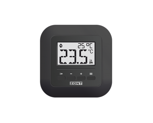 ZONT МЛ-232 (RS-485) Черный Комнатный термостат для ручного управления температурой контура