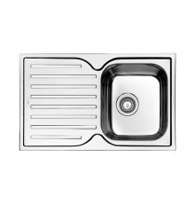 Мойка врезного монтажа с сифоном IDDIS Strit S, нерж. сталь, шелк, 780*480