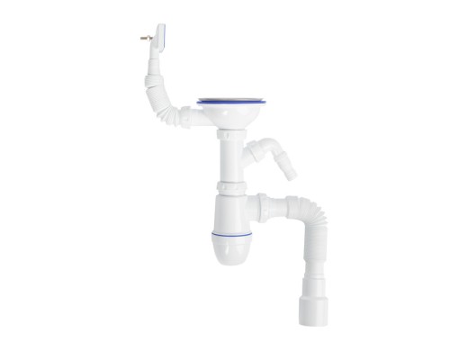 Мойка врезного монтажа с сифоном IDDIS Strit S, нерж. сталь, шелк, 780*480