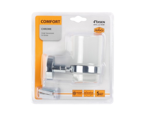 Подстаканник одинарный хром Fixsen Comfort Chrome