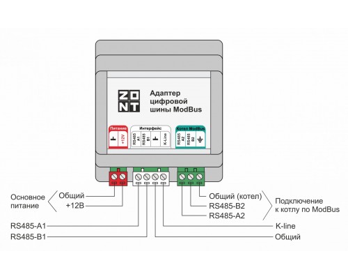 Zont Адаптер цифровой шины Modbus