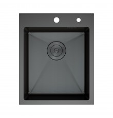 Кухонная мойка D&K нержавеющая сталь графит