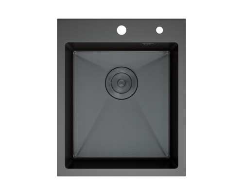 Кухонная мойка D&K нержавеющая сталь сатин