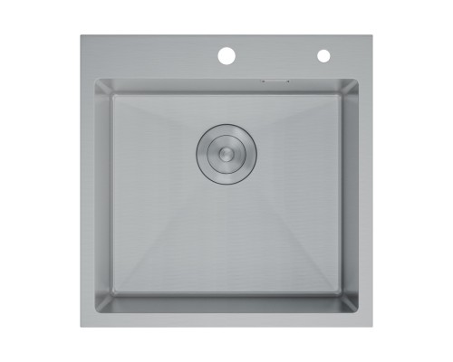 Кухонная мойка D&K нержавеющая сталь сатин
