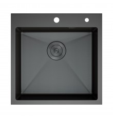 Кухонная мойка D&K нержавеющая сталь графит