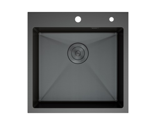 Кухонная мойка D&K нержавеющая сталь сатин