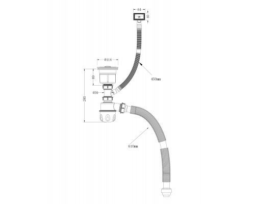 Кухонная мойка D&K нержавеющая сталь графит