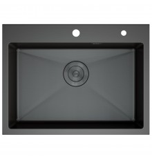 Кухонная мойка D&K нержавеющая сталь сатин
