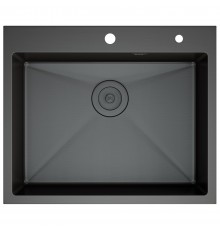 Кухонная мойка D&K нержавеющая сталь графит