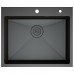 Кухонная мойка D&K нержавеющая сталь графит