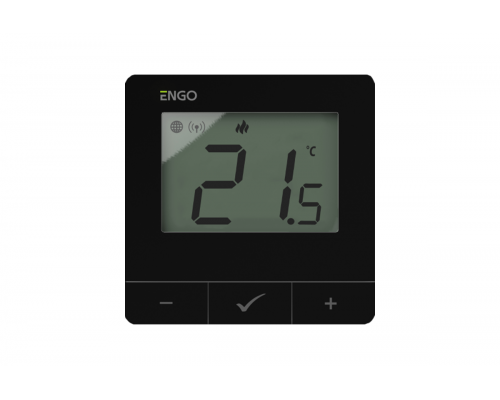 ENGO Умный терморегулятор ZigBee/868 МГц 2хАА черный