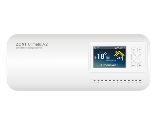 Регулятор ZONT Climatic.V2 контроллер отопления Регулятор ZONT Climatic.V2 контроллер отопления