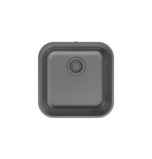Мойка IDDIS Mate нерж. сталь, графит, 446*446