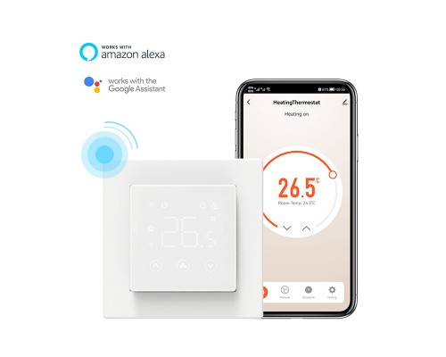 Kiptover KTR треморегулятор теплого пола Wi-Fi, Белый