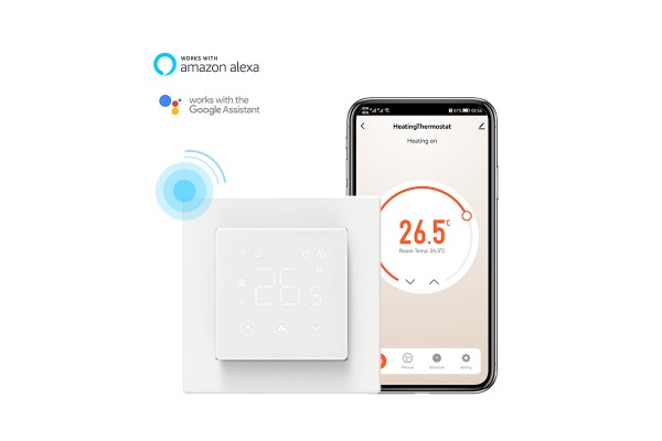 Kiptover KTR треморегулятор теплого пола Wi-Fi, Белый