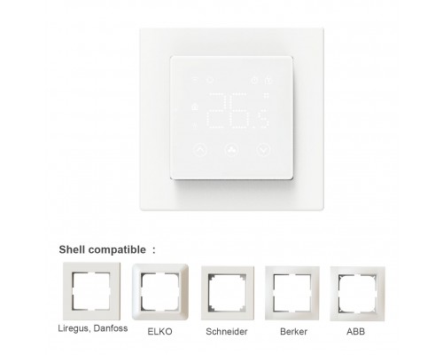 Kiptover KTR треморегулятор теплого пола Wi-FI, Черный