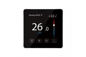Kiptover KTCS треморегулятор теплого пола Wi-FI, Черный