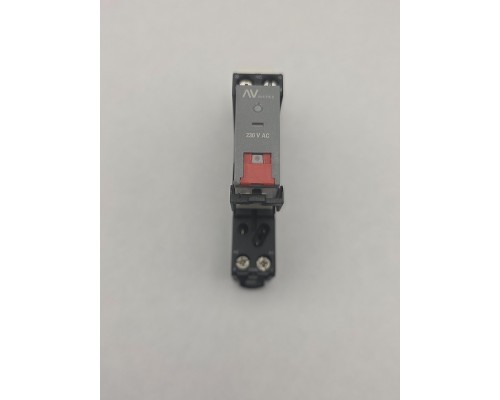 EKF rpat-22-2-230AC Реле промежуточное с кнопкой и мех. индикацией RPAt 22/2 8А 230В AC, Разъем РM5 22/2