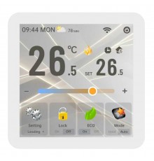 Kiptover S25 терморегулятор для теплого пола электронный сенсорный, Wi-Fi, Белый
