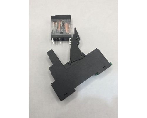 Schneider Electric Реле промежуточное 12VDC, 5А, 2С/О, LED, колодка DIN (RXG22JD/RGZE1S48M)