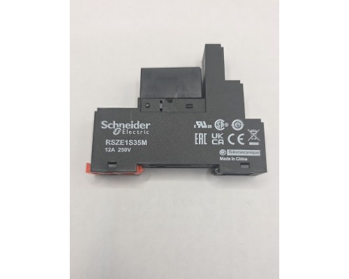 Schneider Electric Реле промежуточное симисторное 220V, 12А, 1С/О, колодка DIN (RSB1A120P7/RSZE1S35M)