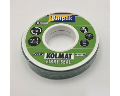 Фумлента уплотнительная силиконовая UNIPAK COLMAT 12 мм x 15 м волоконное уплотнение