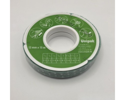 Фумлента уплотнительная силиконовая UNIPAK COLMAT 12 мм x 15 м волоконное уплотнение