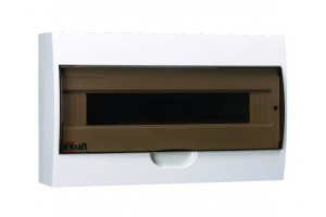 Корпус пластиковый навес. 18мод. IP41 ЩРН-П-18 DEKraft 31012DEK, белый