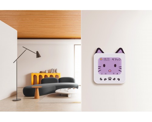 Kiptover BHT CAT треморегулятор теплого пола Wi-Fi, Белый