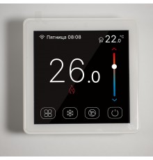 Kiptover KTCS треморегулятор теплого пола Wi-Fi, Белый