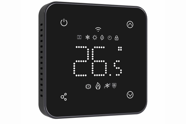 Kiptover KTS треморегулятор теплого пола Wi-FI, Черный